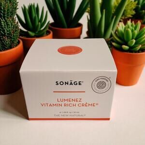 Sonage Lumenez Vitamin Rich Creme NEW in Box Full Size 1.69 oz EWG Verified